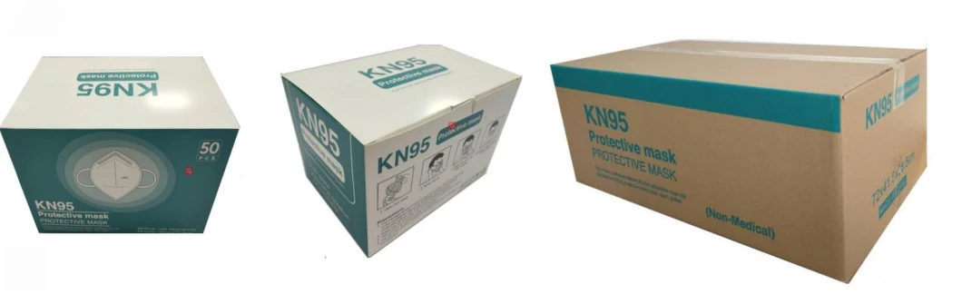 Qualified KN95 Civil Protective Mask Disposable 5-Ply N95 Face Mask Anti Air Pollution FFP2 Pm2.5 Face Mouth Mask Health