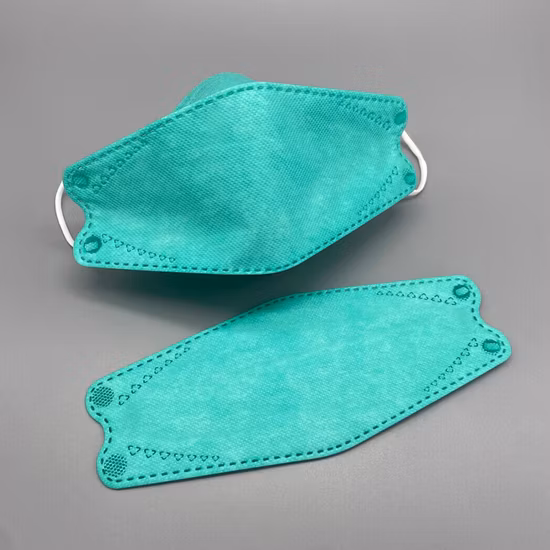 4 Layers Color Korean Adult Civilian Safety Disposable Willow Shaped Dust Cover Face Mask FFP3 Kf94 Fish Masks