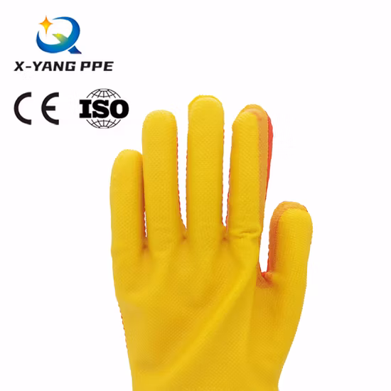 Manufacturer Daily Working Durable Micro-Foam Nitrile Dipping Safety Gloves with CE Oeko-Tex Certificated (N1554)